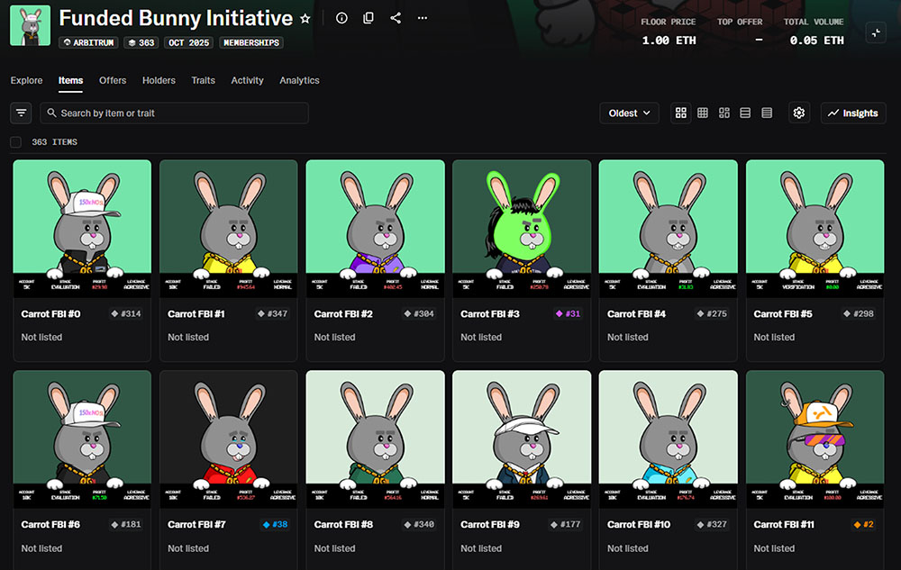Carrot FBI NFTs